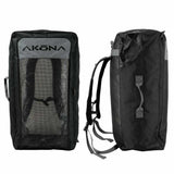 Akona Azul Mesh Backpack-Black-