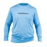 AKONA Long Sleeve Men's Sun Shirt-Blue-M-