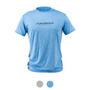 AKONA Short Sleeve Men's Sun Shirt-Blue-M-
