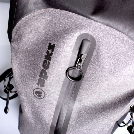 Apeks 30L Dry Rucksack Dive Bag Backpack Grey/Black-