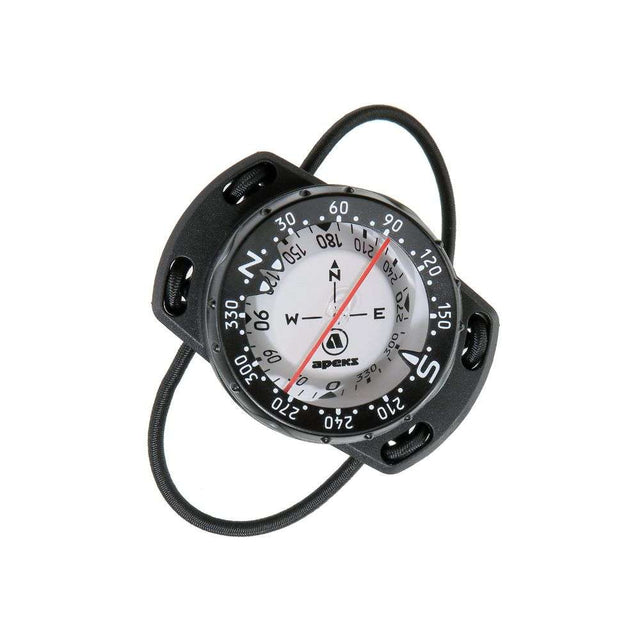 Apeks Compass with Bungee Mount Black/White-