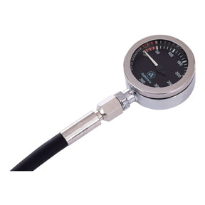 Apeks Gauge SPG with Hose Tek(360 Bar) Black-