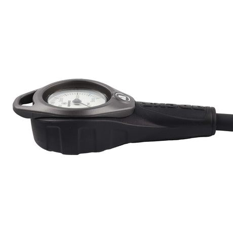 Apeks Pressure Gauge with Boot & Hose 5K PSI Black/Dark Grey-