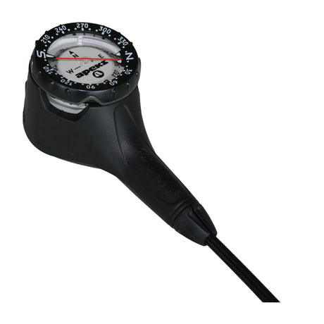 Apeks Pressure Gauge with Compass Console 5K PSI/NH Black/Dark Grey-