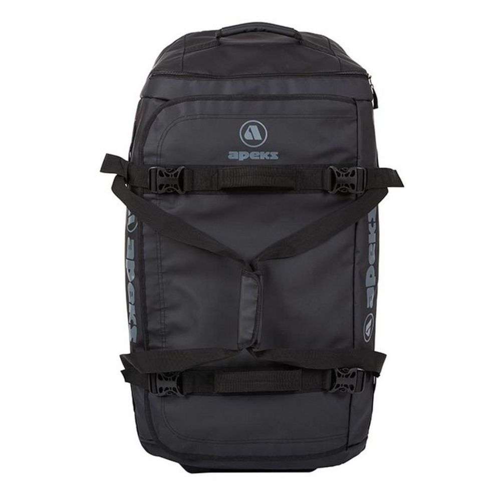 Apeks Roller Dive Bag Black Grey-