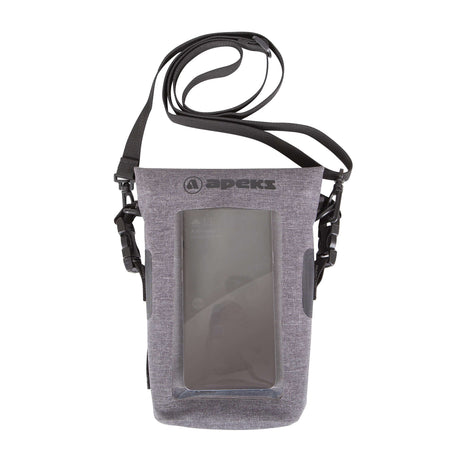 Apeks Small Dry Dive Phone Case Bag Grey/Black-
