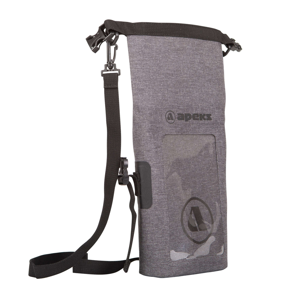 Apeks Small Dry Dive Phone Case Bag Grey/Black-