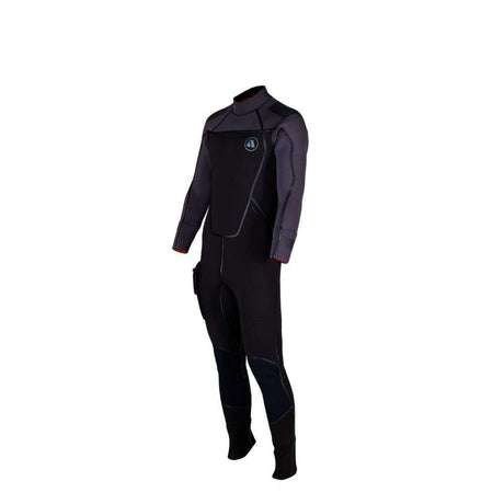 Apeks Thermiq Dive Wetsuit 5mm Mens Black-Black/Grey-XS-