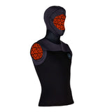 Apeks Thermiq Hooded Vest Men 4/3mm Black/Grey-Black/Grey-S-