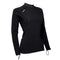 Apeks Thermiq Women's Carbon Long Sleeve Dive Top-Black/Bright Green-S-