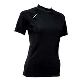 Apeks Thermiq Women's Carbon Short Sleeve Dive Top-Black/Bright Green-S-