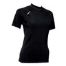Apeks Thermiq Women's Carbon Short Sleeve Dive Top-Black/Bright Green-S-