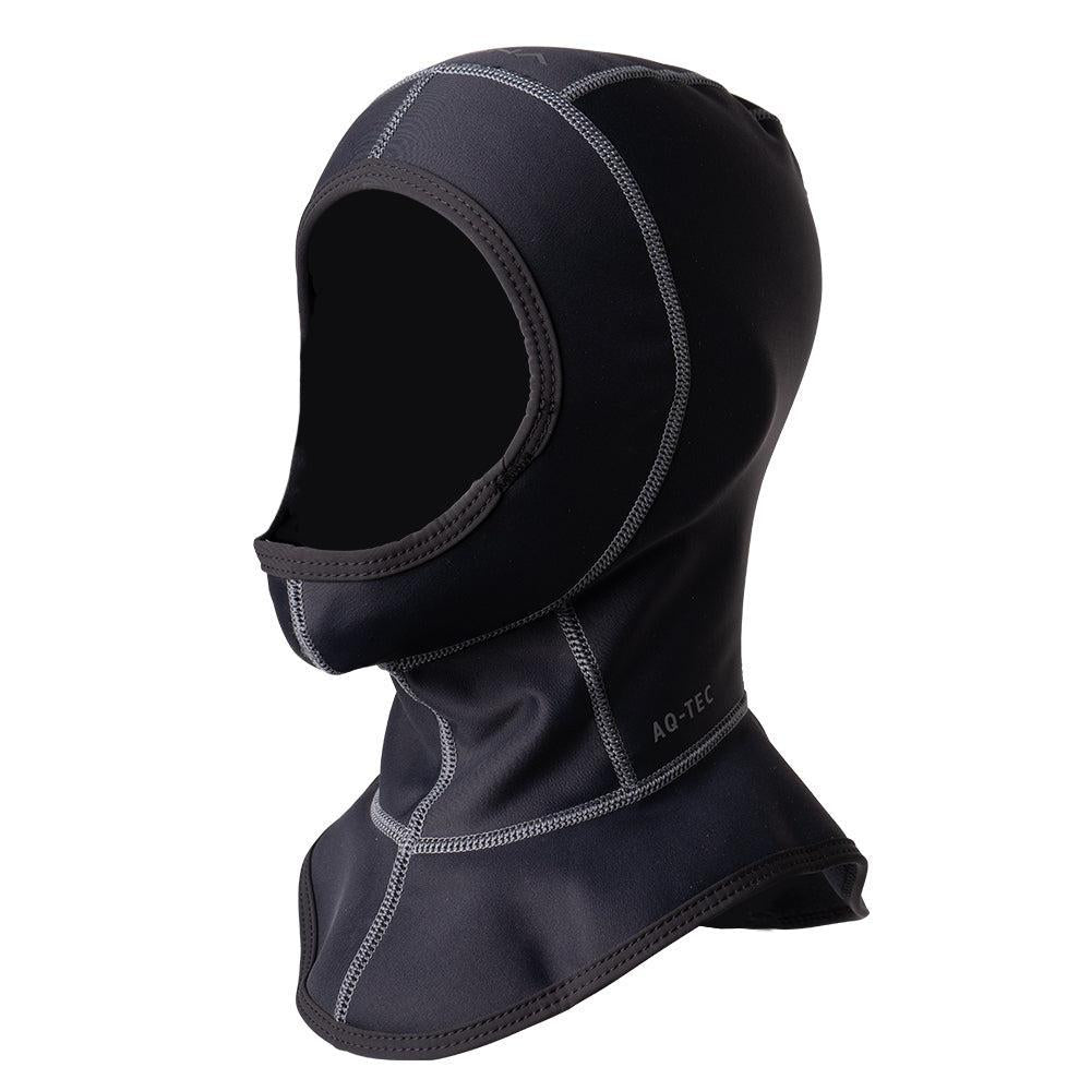 AQ-Tec Hood with Bib Black-XS-