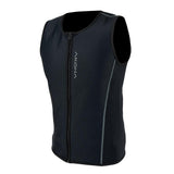 AQ-Tec Unisex Zippered Vest Black-2XS-