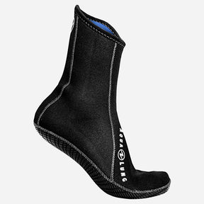 Aqualung ERGO Neoprene High Top Grip Socks 3mm Black / Blue-Black/Blue-XS-