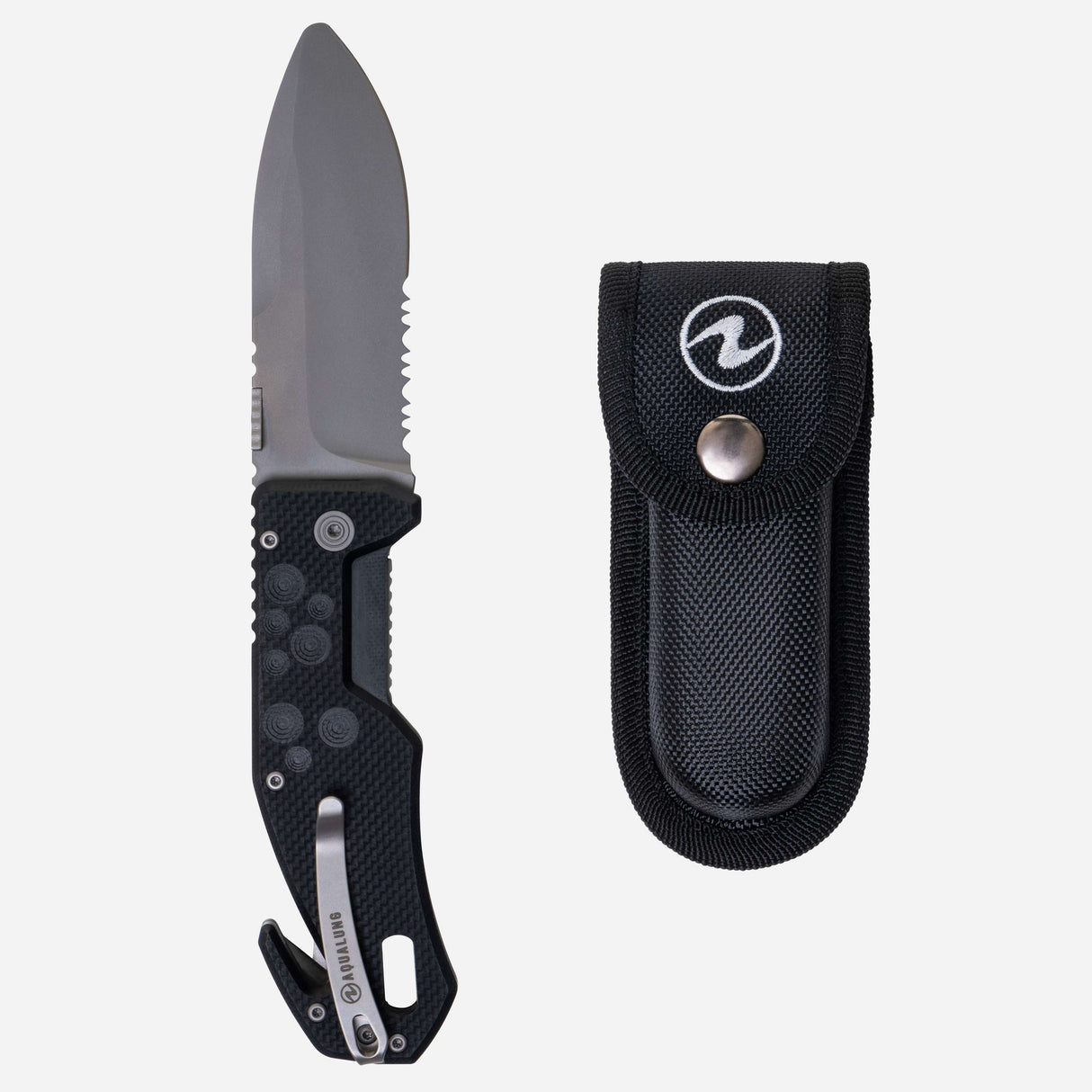 Aqualung Folding Knife Blunt Black-