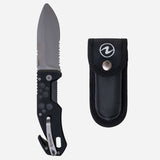 Aqualung Folding Knife Blunt Black-