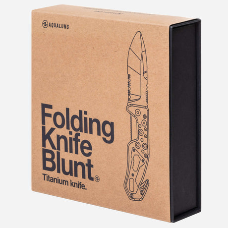 Aqualung Folding Knife Blunt Black-