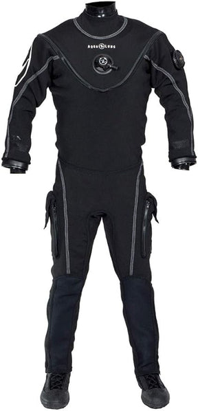 Aqualung Fusion Bullet Skin Drysuit Cover-Black/White-S/M-