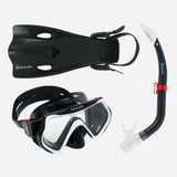Aqualung HERO Snorkeling Set-Black - Black-S/M-