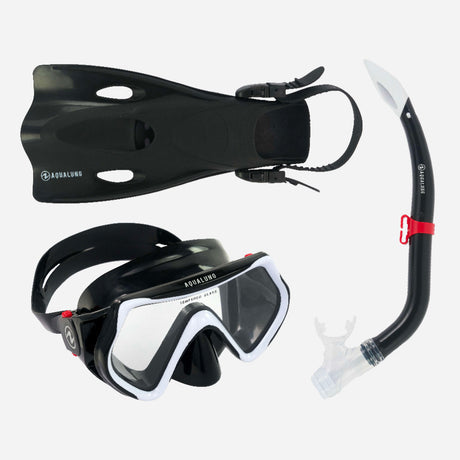 Aqualung HERO Snorkeling Set-Black - Black-S/M-