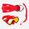 Aqualung HERO Snorkeling Set-Red - Gold - Lm-Lens Mirror-L/XL-