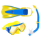 Aqualung HERO Snorkeling Set-Yellow - Blue - Lm-Lens Mirror-L/XL-
