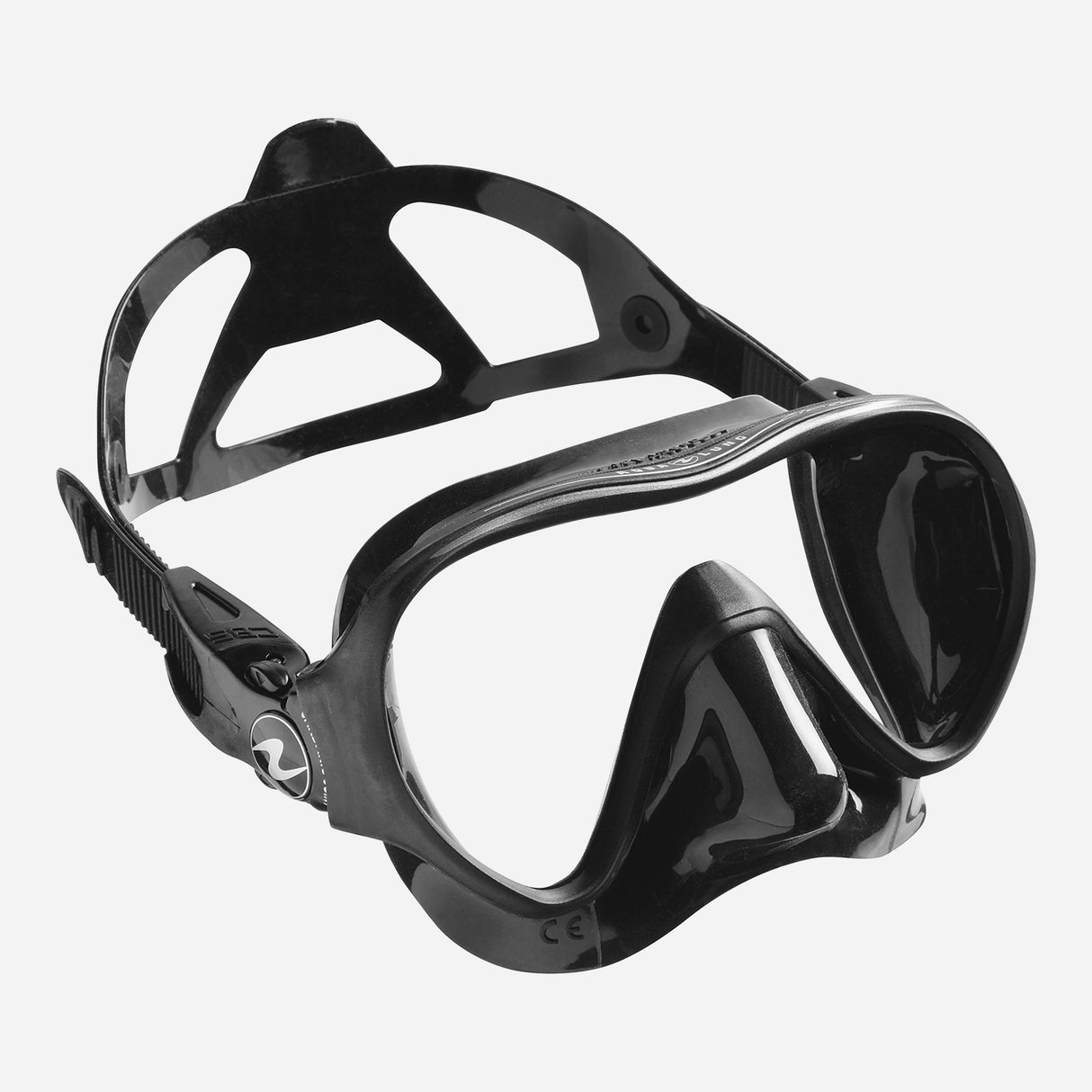 Aqualung Linea Scuba Diving Mask-Black/Black-