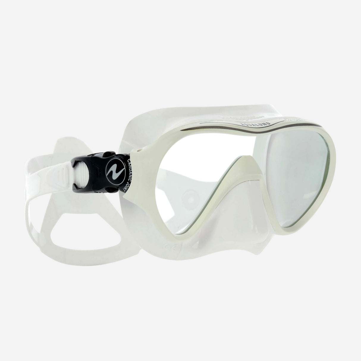 Aqualung Linea Scuba Diving Mask-White/White-