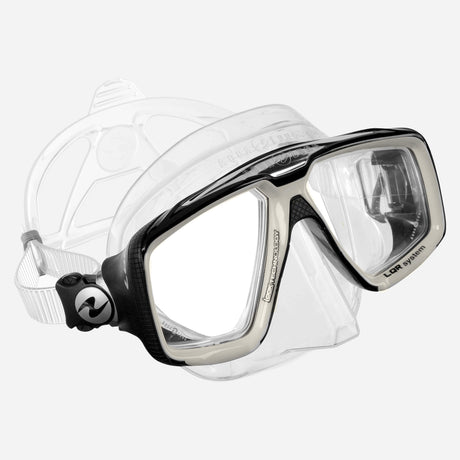 Aqualung Look Scuba Diving Mask-Transparent/Black-