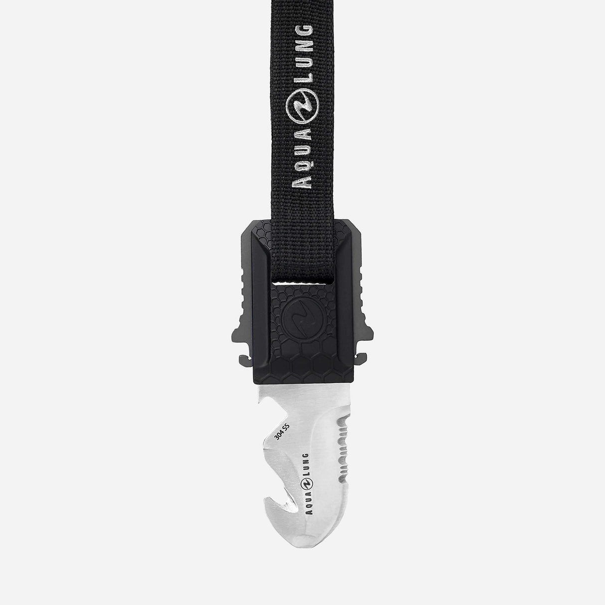 Aqualung Micro Squeeze Knife Blunt SS Black/Dark Grey-