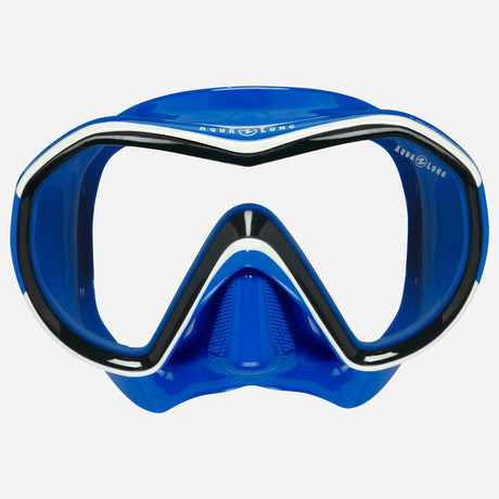 Aqualung Reveal X1 Scuba Diving Mask-Blue/White-