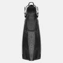 Aqualung Stratos Adjustable Open Heel Dive Fins-Black/Dark Grey-S-