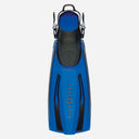 Aqualung Stratos Adjustable Open Heel Dive Fins-Blue/Dark Grey-S-
