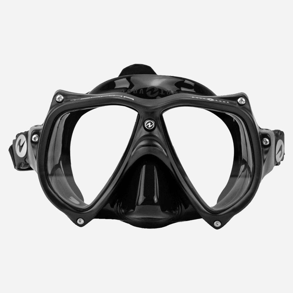 Aqualung Teknika Scuba Diving Mask-Black/Black-