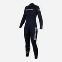Aqualung Wave 3mm Mens Dive Wetsuit-Black/Bright Green-XS-