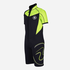 Aqualung Wave Junior Dive Shorty 4mm-Black/Bright Green-6Y-
