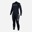Aqualung Wave Men's Dive Jumpsuit 7mm-Black/Bright Green-XS-