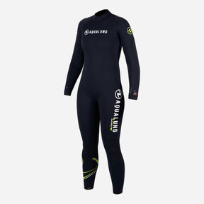 Aqualung Wave Men's Dive Jumpsuit 7mm-Black/Bright Green-XS-