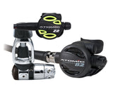 Atomic Aquatics B2 Regulator, Yoke Sealed with Color Kit and Z2 Octo Scuba Diving Package-Yoke, Sealed-Black-