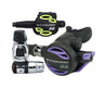 Atomic Aquatics B2 Regulator, Yoke Sealed with Color Kit and Z2 Octo Scuba Diving Package-Yoke, Sealed-Purple-