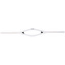 Atomic Aquatics Mask Strap-Clear/Black-