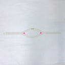 Atomic Aquatics Mask Strap-Clear/Pink-