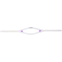 Atomic Aquatics Mask Strap-Clear/Purple-