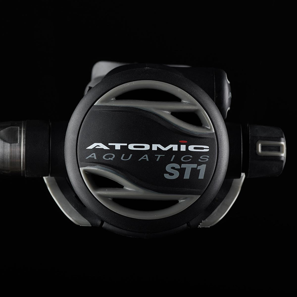 Atomic Aquatics ST1 Second Stage only, 32" hose, Gray-