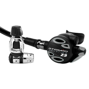 Atomic Aquatics Z3 Regulator Yoke Set with Z3 Color Kit Included-Yoke-Gray-