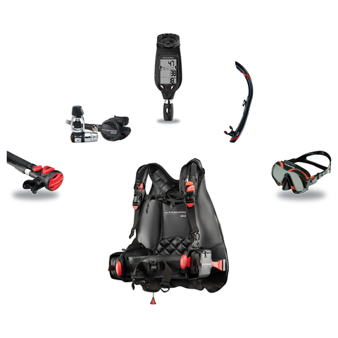 Atomic Aquatics Elite Scuba Package – BC2 BCD + B2 Regulator + SS1 Octo + ProPlus 4.0 Computer + Venom Mask & SV2 Snorkel