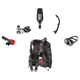 Atomic Aquatics Elite Scuba Package – BC2 BCD + B2 Regulator + SS1 Octo + ProPlus 4.0 Computer + Venom Mask & SV2 Snorkel —…
