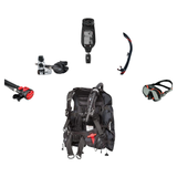Atomic Aquatics Elite Scuba Package – BC2 BCD + B2 Regulator + SS1 Octo + ProPlus 4.0 Computer + Venom Mask & SV2 Snorkel —…