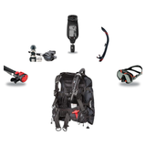 Atomic Aquatics Elite Scuba Package – BC2 BCD + B2 Regulator + SS1 Octo + ProPlus 4.0 Computer + Venom Mask & SV2 Snorkel —…